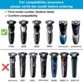 thumbnail image 2 of Cuchillas de repuesto innobeaut SH50 para Philips Norelco 5000, 2 of 6