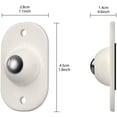 thumbnail image 3 of 4 Pcs Mini Roulettes Pivotantes en Acier Inoxydable avec Rotation à 360 Degrés pour Meubles, Boîtes de Rangement, Armoire, Poubelle, 3 of 8