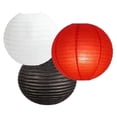 thumbnail image 6 of 10/12in Ball Round Paper Lantern Hanging Lamp Shade Decoration for Wedding Party, 6 of 19