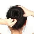 thumbnail image 2 of LLC Black Foam Hair Bun Maker Set - 4 Pieces (2 Small + 2 Large), 2 of 5