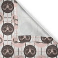 thumbnail image 4 of Ambesonne Goat Valance Pack of 2, Animal Portraits on Circles, 54"X12", Brown Blush White, 4 of 5