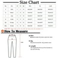 thumbnail image 3 of Jacenvly Womens Bell Bottom Leggings Junior Plus Size Ladies Casual Long Pants High Waist Summer Printed Pants, 3 of 7