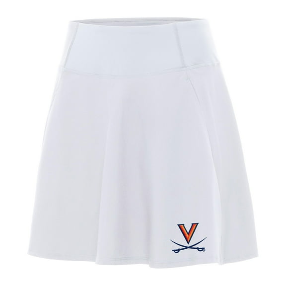 Women's Antigua White Virginia Cavaliers Chip Skort