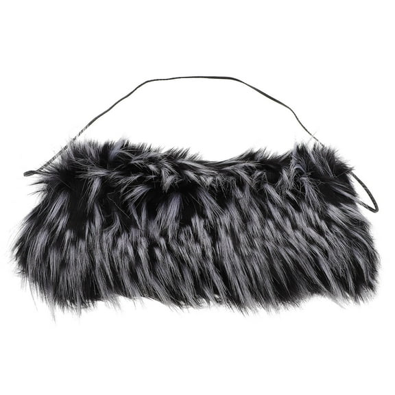 LIOOBO Hands Warm Muff Faux White For Winter 1Pack