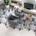 thumbnail image 3 of 10Pack Self-Adhesive Floor Tiles Hexagonal PVC for TV Backgrounds Walls, 3 of 8
