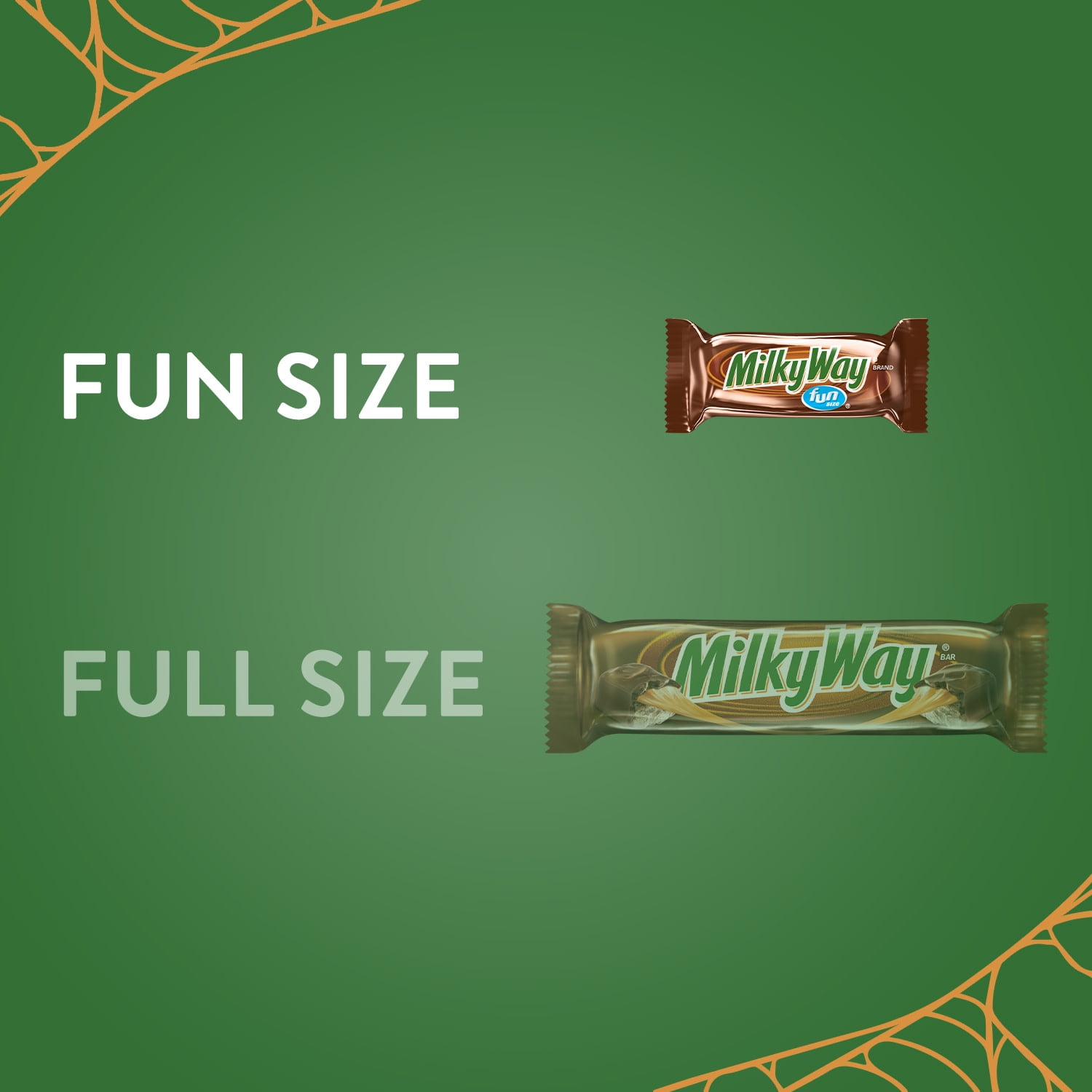 (2 pack) Milky Way Fun Size Halloween Chocolate Candy Bars - 10.65oz Bag