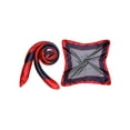 thumbnail image 5 of INSPIRE CHIC 2Pcs 50cm Women Satin Printed Square Kerchief Hair Wrap Neck Scarf 50*50cm/19.69*19.69"(L*W) Red Dots&Dark Blue, 5 of 5