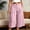Pink, variant on Women's Plus-Size Pants Baeitkot Women's Plus-Size Solid Color Loose Casual Elastic Waist Cropped Pants with Pockets Blue M