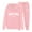 Pink, variant on LINGLANG Fall Outfits For Women 2025 Dressy Casual York Letter Couples Hoodies Sweatshirt Pants Set Unisex Sportswear Casual Sweatsuit Lounge Set Matching Sets