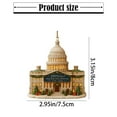 thumbnail image 3 of US 250th Anniversary Ornament, 250 Years of The United States Anniversary 2026 Patriotic Decorations for Christmas Tree Decor, Collectible Keepsake Gift for Patriots & History Lovers(1 PC), 3 of 4