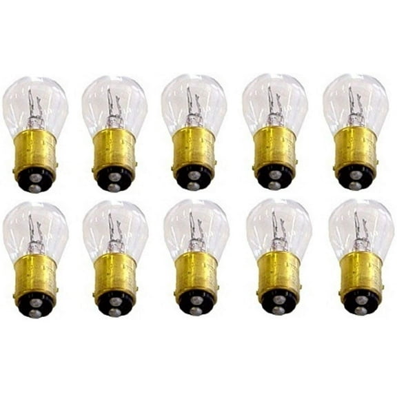 CEC Industries #1158 Bulbs, 6.4/7 V, 16.57/5.25 W, BA15d Base, S-8 shape (Box of 10)