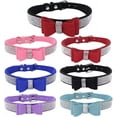 thumbnail image 6 of Rhinestone Dog Collar Leashes, Crystal Diamond Cat Dog Collar Leash Set, Cute Dazzling Dog Rhinestone Collar, Dog Collar Harness for Small & Medium Dogs, 6 of 7