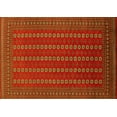thumbnail image 1 of Ahgly Company Indoor Rectangle Oriental Yellow Industrial Area Rugs, 7' x 9', 1 of 4