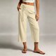 thumbnail image 1 of Neewe Pull On Capri Pants for Women Fashion Plain with Pockets Elastic Drawstring Waist Daily Outfits, 1 of 7