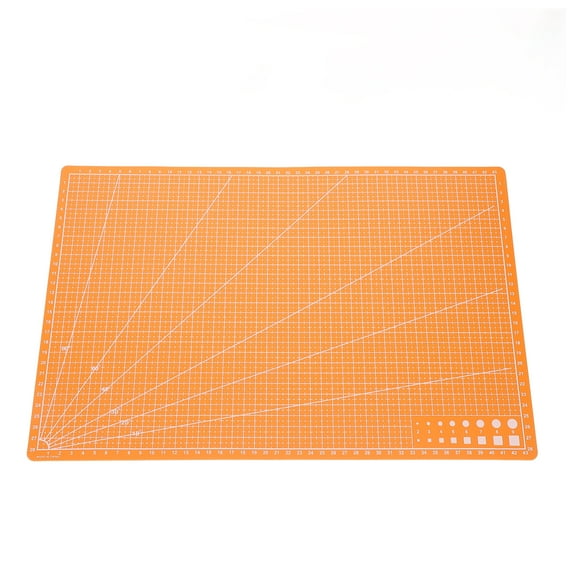 MLINS  Double Sided Cutting Pad Hobby Mat Fabric Double-sided Table Orange