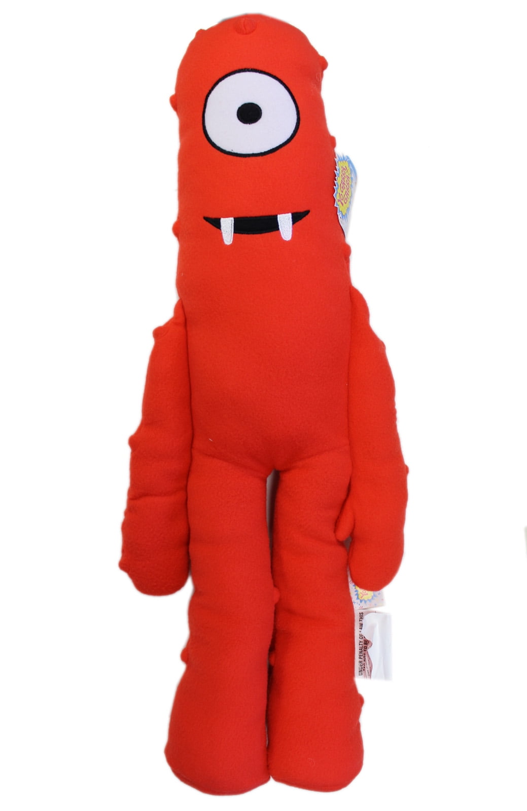 Yo Gabba Gabba Muno Red Soft Plush Doll 16" Licensed Kids Gift Stuffed Toy 