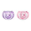 Philips Avent Nighttime Toddler Pacifier, 6-18 Months, Blue/Pink/Purple - 2 Count