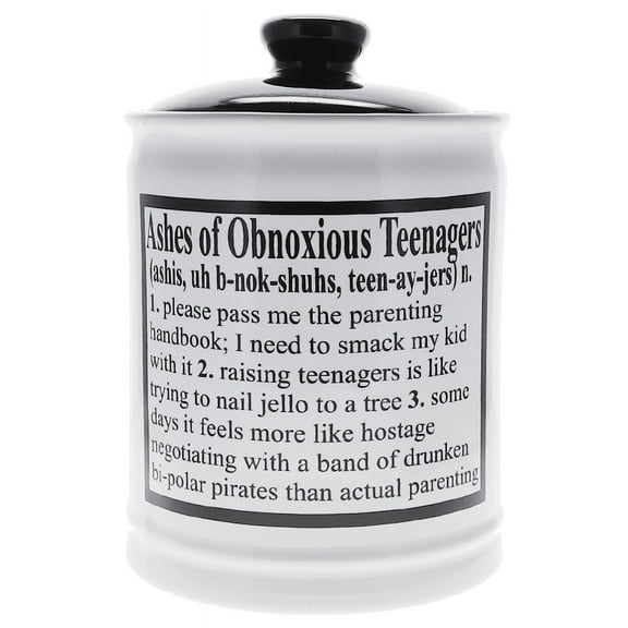 Cottage Creek Ashes of Obnoxious Teenagers White Ceramic Piggy Bank