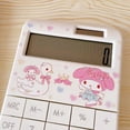 thumbnail image 5 of Calculadora de mano con energía solar en miniatura de dibujos animados de Sanrio, Kuromi, My Melody, Cinnamoroll, material de papelería portátil para estudiantes, 5 of 5