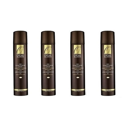 Oscar Blandi Dry Conditioner Spray, Pronto, 4 Oz (Pack of 4) + Schick Slim Twin ST for Sensitive