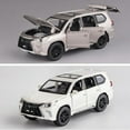 thumbnail image 5 of 1:32 Model Toy Car Diecast Alloy Sound&Light Pull Back Car Model Toy Gift For Lexus （LX570 SUV） Toy Car for Present Colletion, 5 of 5