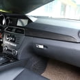 thumbnail image 4 of TINKI ABS Pine Wood Grain Car Center Console Dashboard Cover Panel for Mercedes Benz C Class W204 2010-2013 Left Hand Drive Accessories, Carbon Fiber Look, 4 of 16