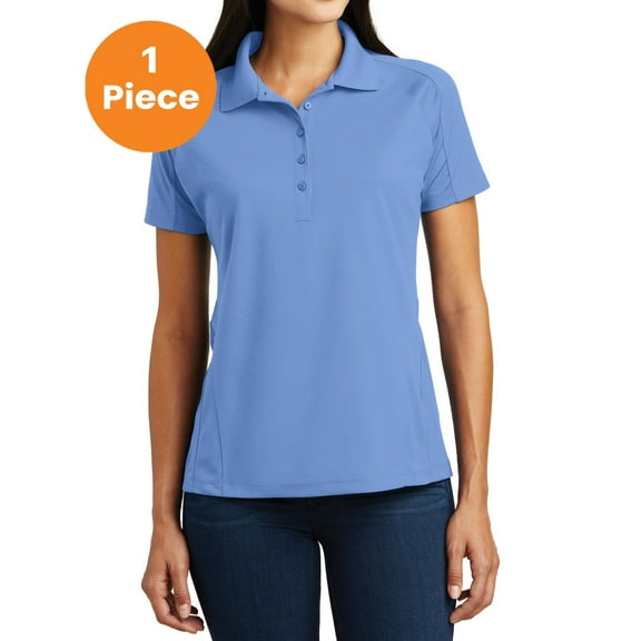 Sport-Tek L474 Ladies Dri-Mesh Pro Polo Shirt, Maroon, XL, Womens Workout Tops