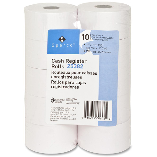 Sparco Electronic Cash Single Ply Register Rolls - image 3 of 3