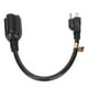 thumbnail image 4 of Cable De Extensión De Alimentación, Servicio Pesado Listado Por UL 0,32 M/1,0 Pies Enchufe De EE. UU. 125 V Nema 5-15P a 5-20R adaptador Para Computadora, 4 of 8
