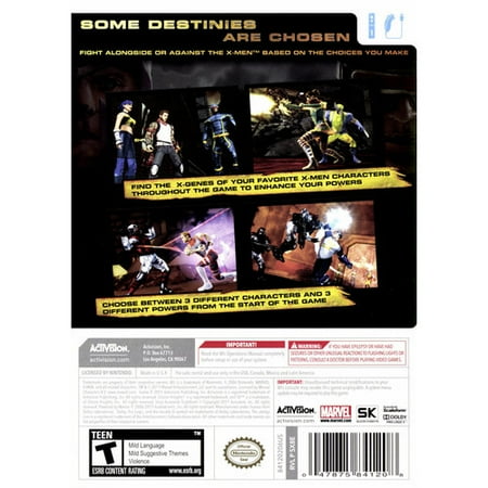 X-Men: Destiny Nintendo Wii