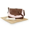 Graco - Trendy Pink and Brown Diaper Bag