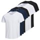thumbnail image 1 of Jack & Jones Camiseta de Hombre, paquete de 10 - JJEORGANIC BASIC TEE O-NECK, manga corta, algodón orgánico Negro/Blanco/Azul marino M (Medium), 1 of 7