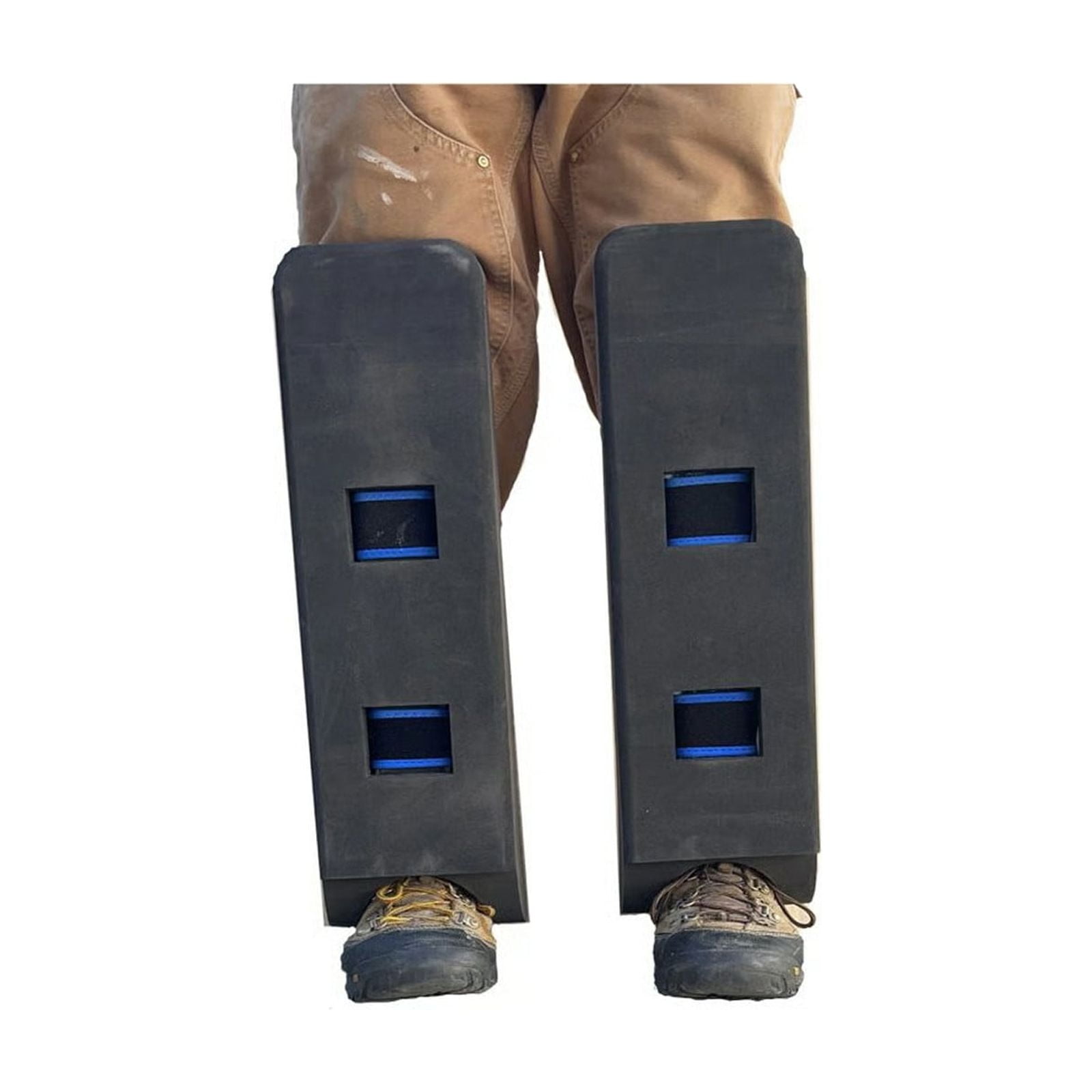 syligr Kneeling Work Assistance Tool Set for Attic Crawling, Adjustable Straps & Thick Foam Knee Pads for Electricians HVAC Technicians, Improves Stability on 16 Inch Beams