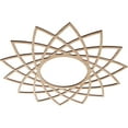 thumbnail image 2 of Ekena Millwork 24"OD x 9 1/4"ID x 3/8"T Eleanor Wood Fretwork Pierced Ceiling Medallion, Alder, 2 of 3