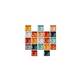 thumbnail image 1 of Cateissary 10 Uds mosaico adhesivo para pared autoadhesivo 3D azulejo pegatina escena diseño ornamento habitaciones decoraciones negro 10*10*20 Decoración del hogar Vistoso 10*10*20 piezas, 1 of 6