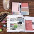 thumbnail image 3 of - Sticky Note Set, 410 Pack, Vintage Colors, Transparent Sticky Notes Tabs, Translucent Sticky Note Dividers Tabs, Stocky Notes for Bible Journaling, 3 of 9