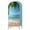 Light Blue Dark Green Lake Blue, variant on 6.6FT Arch Backdrop Covers, Ocean Beach Wedding Arch Cover Stretchy, Summer Coconut Coastal Sea Landscape Chiara Arches Backdrop Stand Covers for Birthday Baby Shower Party Banquet Decor