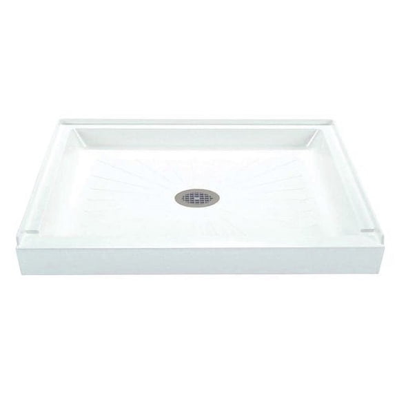 E.L. Mustee & Son Durabase 54'' x 32'' Single Threshold Shower Base