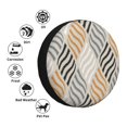 thumbnail image 4 of Fotbe Geometric Funda de Llanta de Repuesto con Estampado, Engrosada, Ajuste Universal para Jeep, Remolque, RV, SUV, Camión-17 inch, 4 of 6
