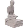 thumbnail image 1 of Estatuas De Resina Gris Modernas Y Simples, Esculturas De Figuras Abstractas Creativas para Pasillo, Hogar, Oficina, Estante, Decoración De Escritorio, 1 of 5