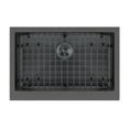 thumbnail image 2 of Whitehaus Collection WHNPL3020-MBLK Noah Plus Collection Single Bowl Undermount Sink Set with a Seamless Customized Front Apron - Matte Black, 2 of 4