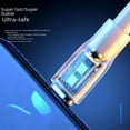 thumbnail image 3 of Cable de datos de carga súper rápida Bold 6A de 120 W para teléfono móvil Huawei Apple tipo C Android Cable de carga flash, 3 of 5