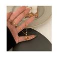 thumbnail image 2 of Collar Corona Reina Chapado Oro 18K Zirconia, 2 of 4