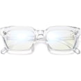 thumbnail image 3 of ZUVGEES Style Rétro Verre de Lecture Carré Grands Montures de Lunettes Grand Lentille 50mm, 3 of 4