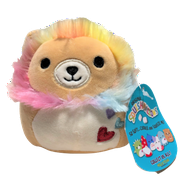 Squishmallows Valentine's Day 5 inch Leonard the Vegetarian Plush Toy, Huggable, Warm and Cuddly Gift for All Ages