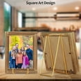 thumbnail image 4 of IBosins 5 Pack 8 Inch Plate Holder Display Stands, Large Metal Gold Frame Stand for Picture, Book, Photo Easel, Creation, Collectibles, 4 of 7