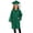 Dark Green, variant on Huanglei Graduation Gown And Cap For Kids Girls Doctoral Robe With Pockets For Commencement Photo Girls Lounge Set,Size 2-3 Years /Little Kid/Black