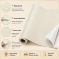 thumbnail image 5 of 24" x 54" Self-Adhesive Leather Repair Patch Roll, Peel & Stick Vinyl Repair Tape for Sofa, Couch, Car Seats & Furniture (Beige), 5 of 6