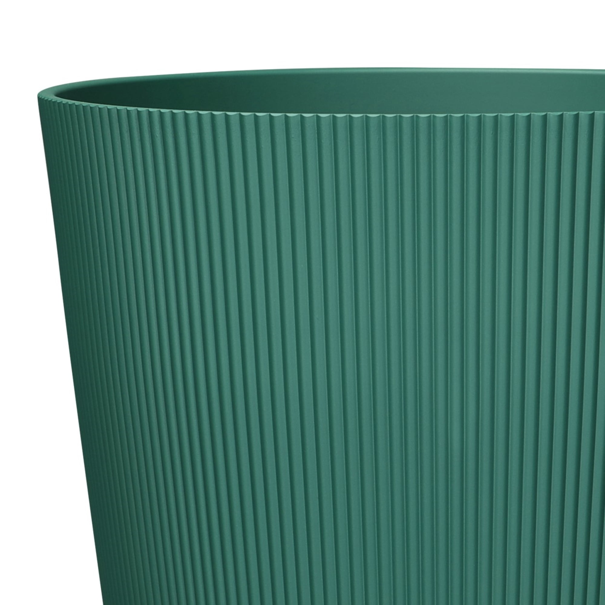 Mainstays 13.9" D x 11.4" H Parker Green Recycled Resin Planter