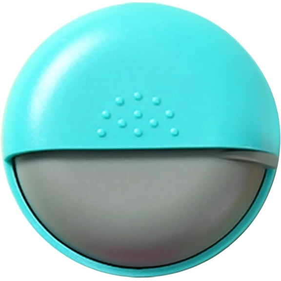 Qqyida Travel Pill Case, Portable Medicine Container, Circular Single-Compartment Push-Lock Plastic Pill Case, Mini 7x7cm Portable Tablet Holder, for Travel First Aid